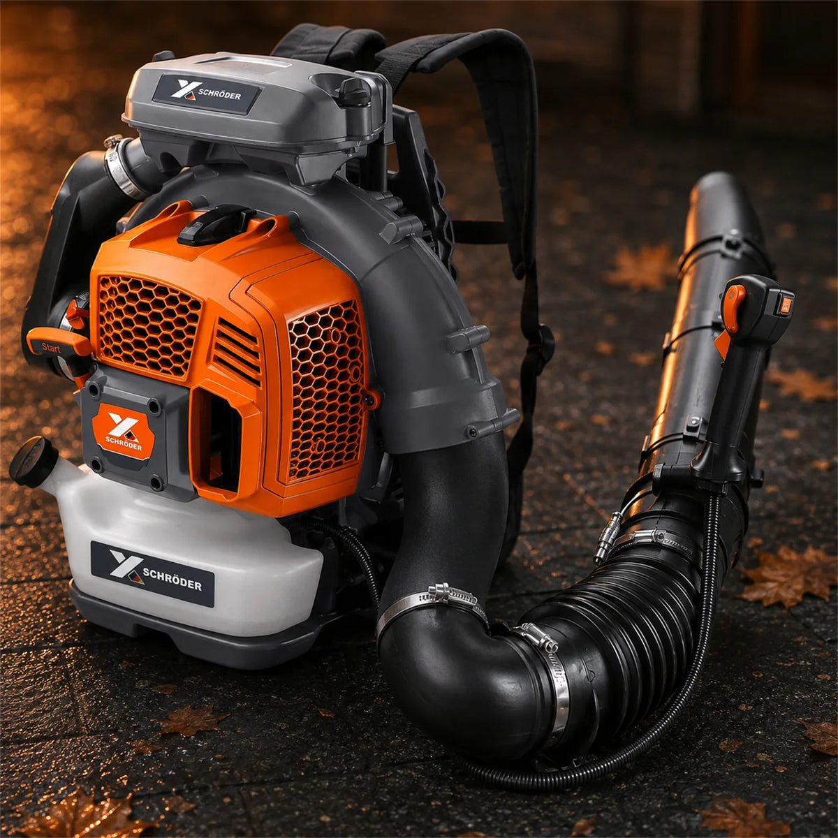 CFM vs MPH: what leaf blower numbers tell you CFM vs MPH guide featuring a Schröder SR-9900X backpack leaf blower