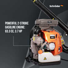 Load image into Gallery viewer, OUR BEST SELLER Backpack Leaf Blower SCHRÖDER SR-6400L 63.3 cc
