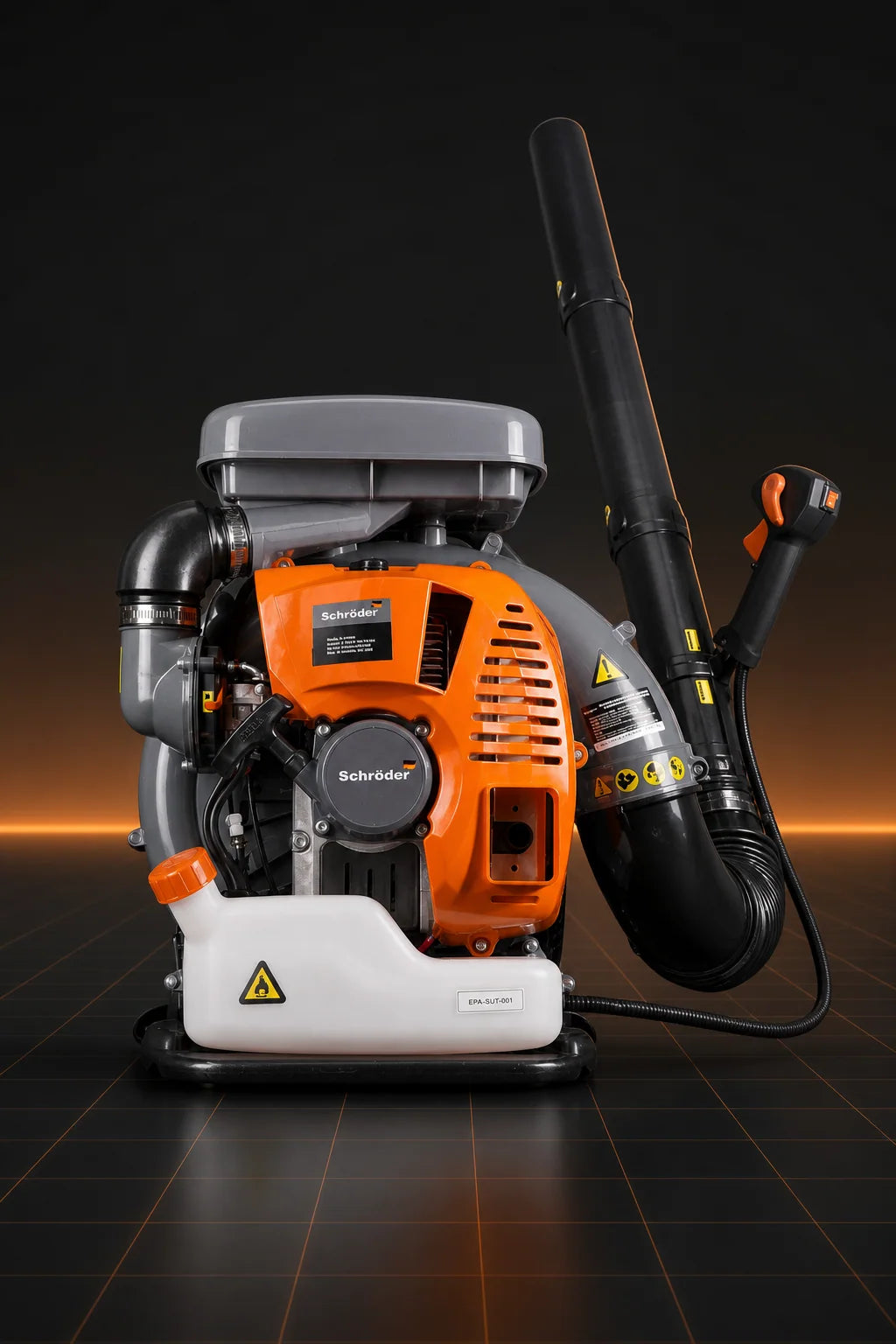 SR-6400L backpack blower in a graphite technical studio